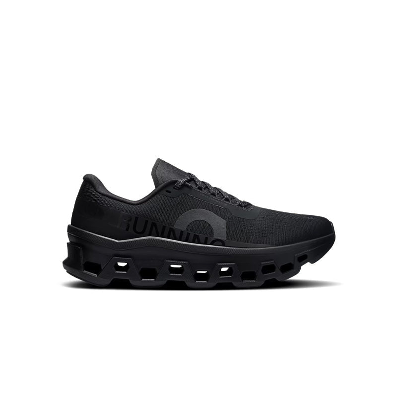On Cloudmonster 3 All Black – Running Shoes
