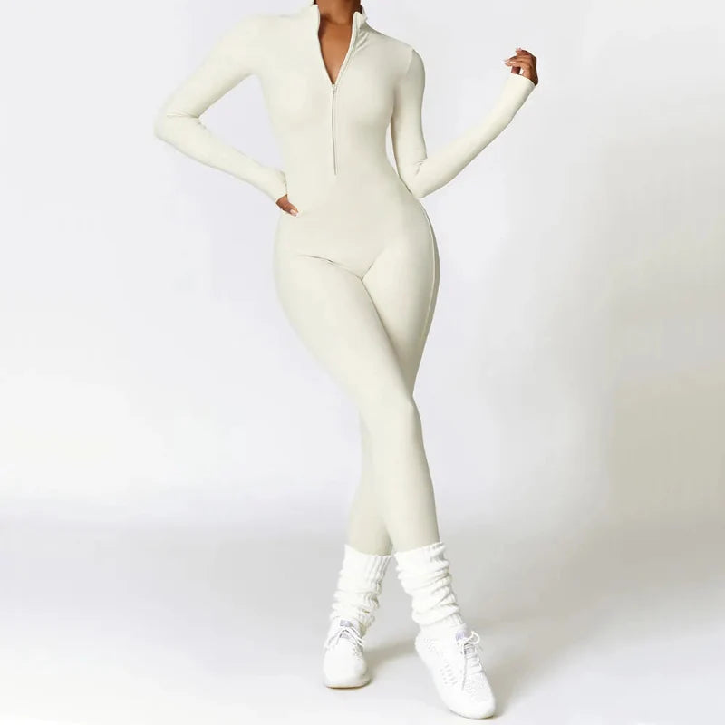 Zip Front Training Jumpsuit