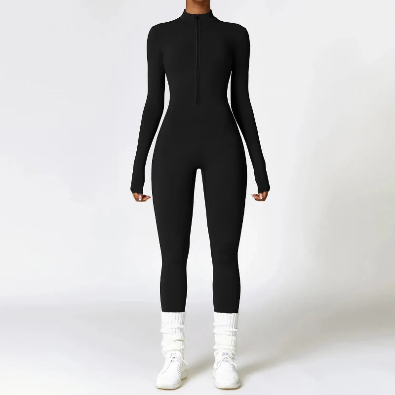 Zip Front Training Jumpsuit