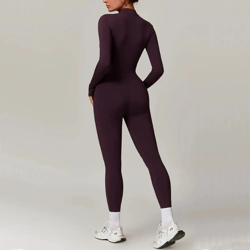 Zip Front Training Jumpsuit