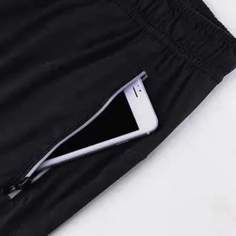 Tapered Zip Run Pants