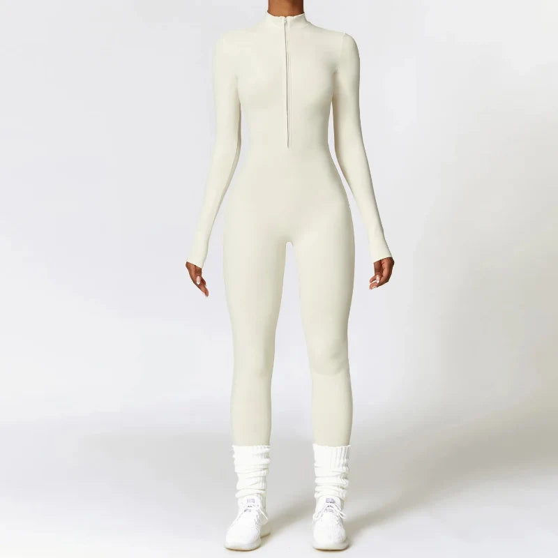 Zip Front Training Jumpsuit