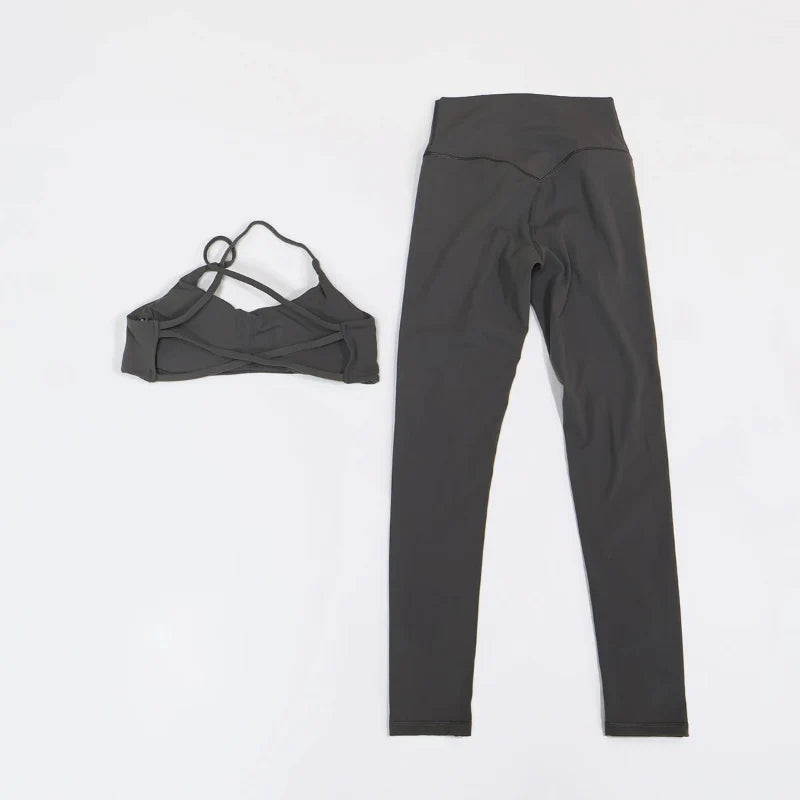 Crossback Sports Bra & Leggings Set
