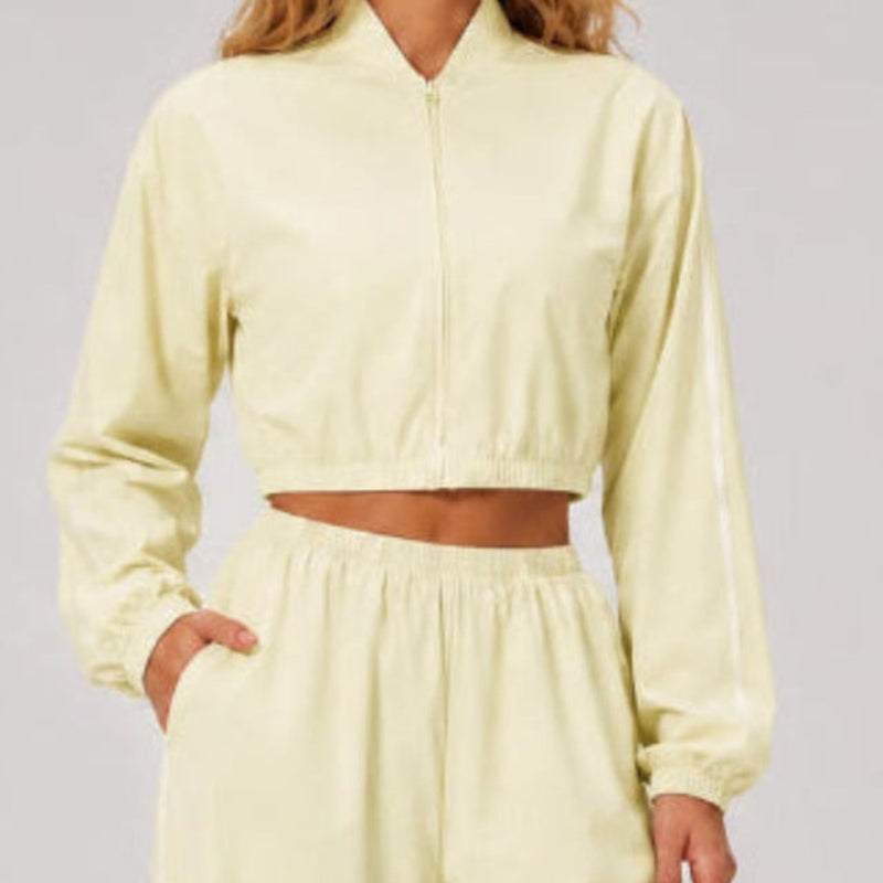 Cropped UPF Training Jacket