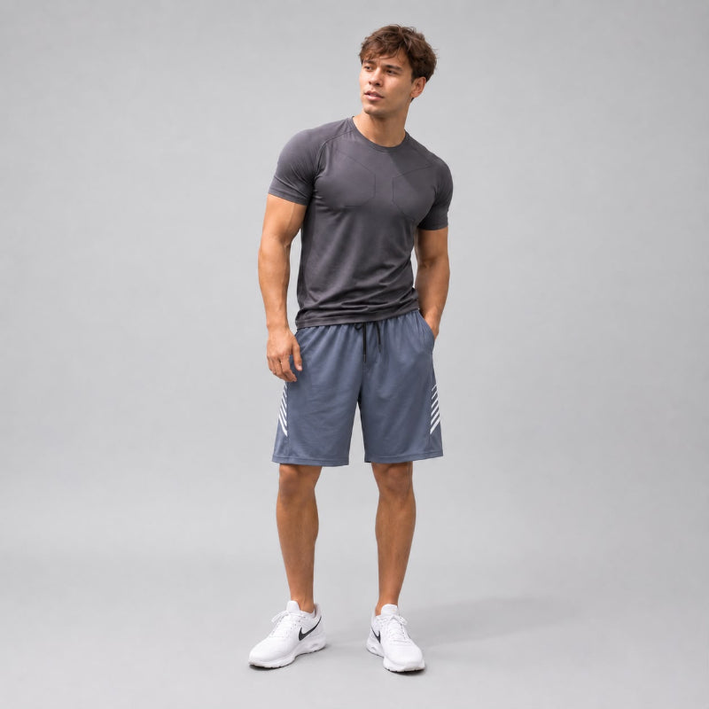 Reflective Knit Run Shorts