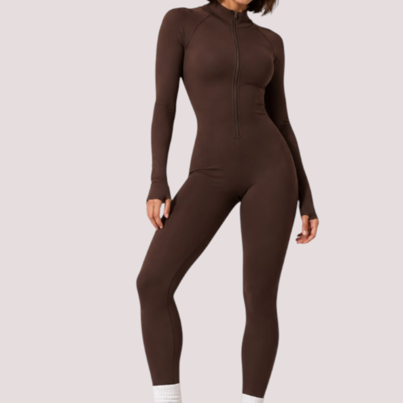 Zip Front Training Jumpsuit