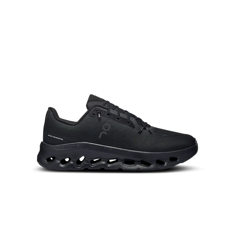 On Cloudtilt Black Ivory | Platform Sneakers - Women's